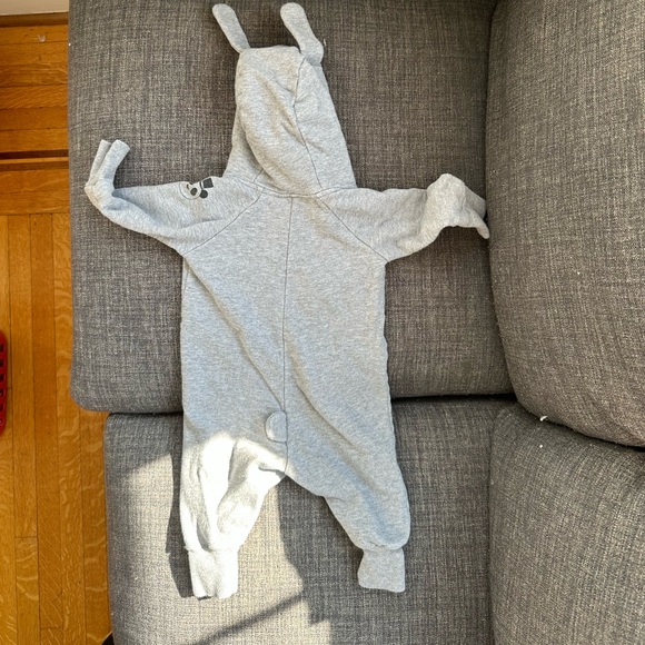 Mini Rodini 3month hooded animal onesie - Picture 3 of 4